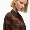 Shirt mit Fächerprint Shirt mit Fächerprint