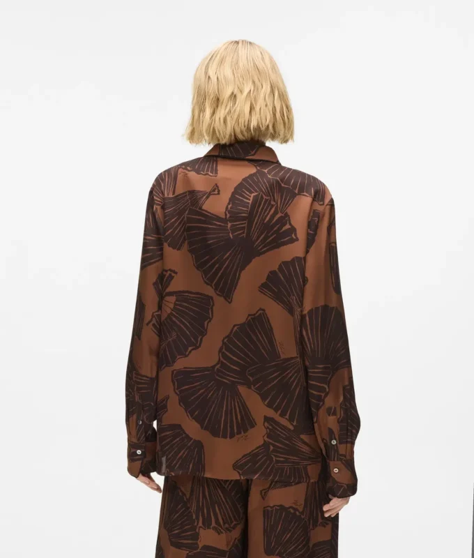 Shirt mit Fächerprint Shirt mit Fächerprint