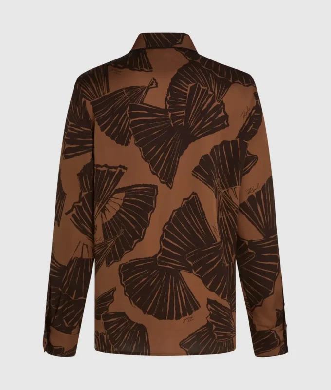 Shirt mit Fächerprint Shirt mit Fächerprint