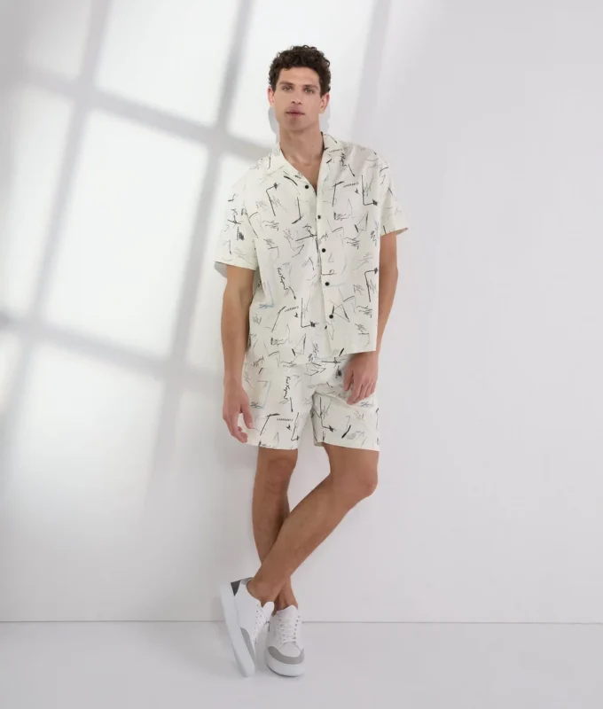 SHORTS MIT ALLOVER-PRINT SHORTS MIT ALLOVER-PRINT