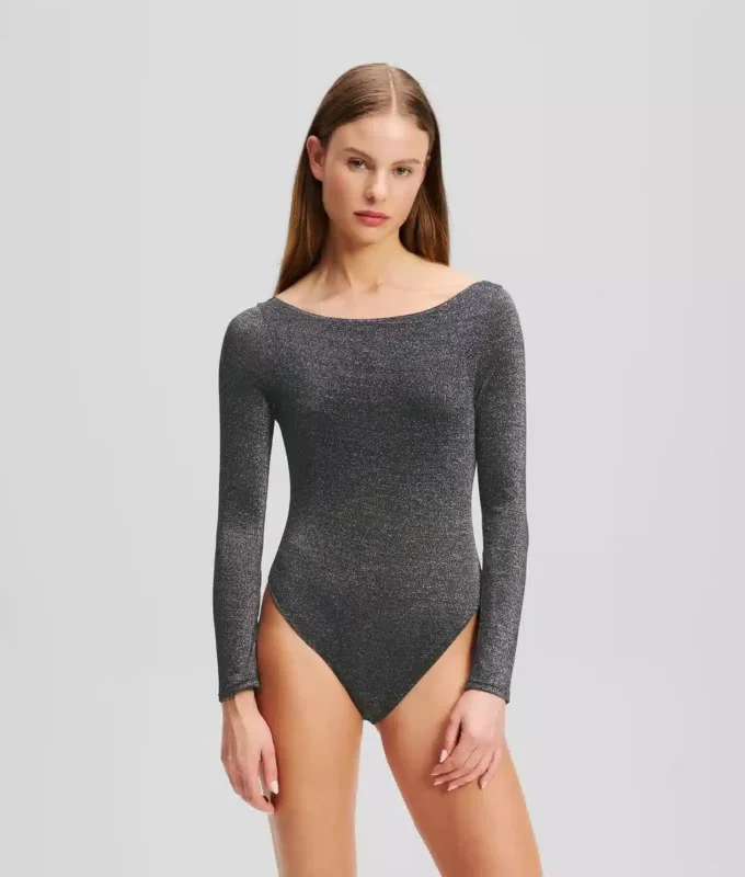Signature-Bodysuit mit langen Ärmeln