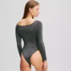 Signature-Bodysuit mit langen Ärmeln