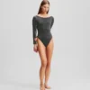 Signature-Bodysuit mit langen Ärmeln
