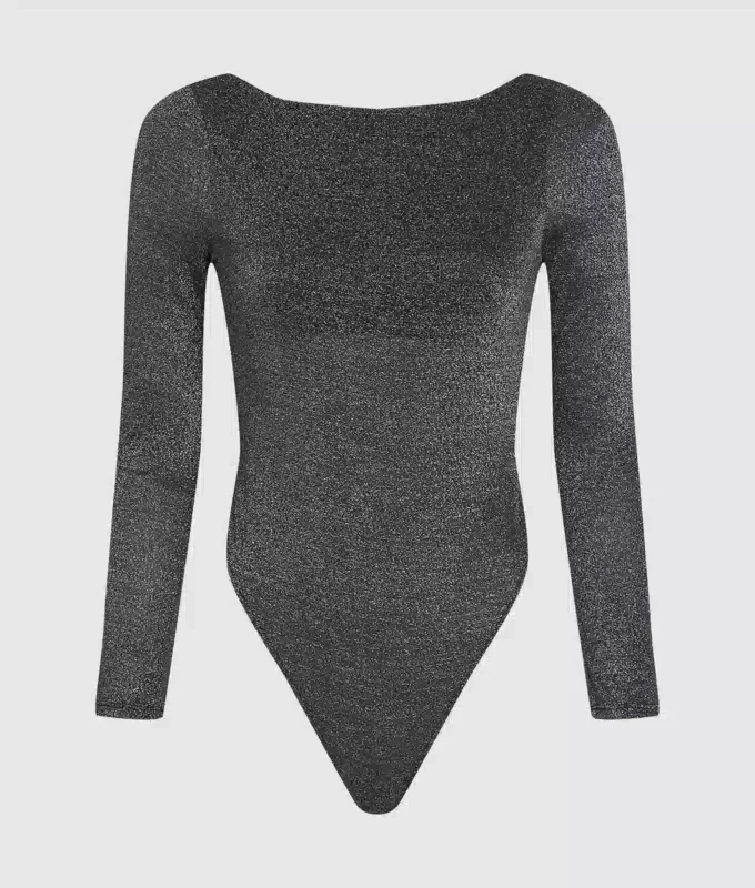 Signature-Bodysuit mit langen Ärmeln