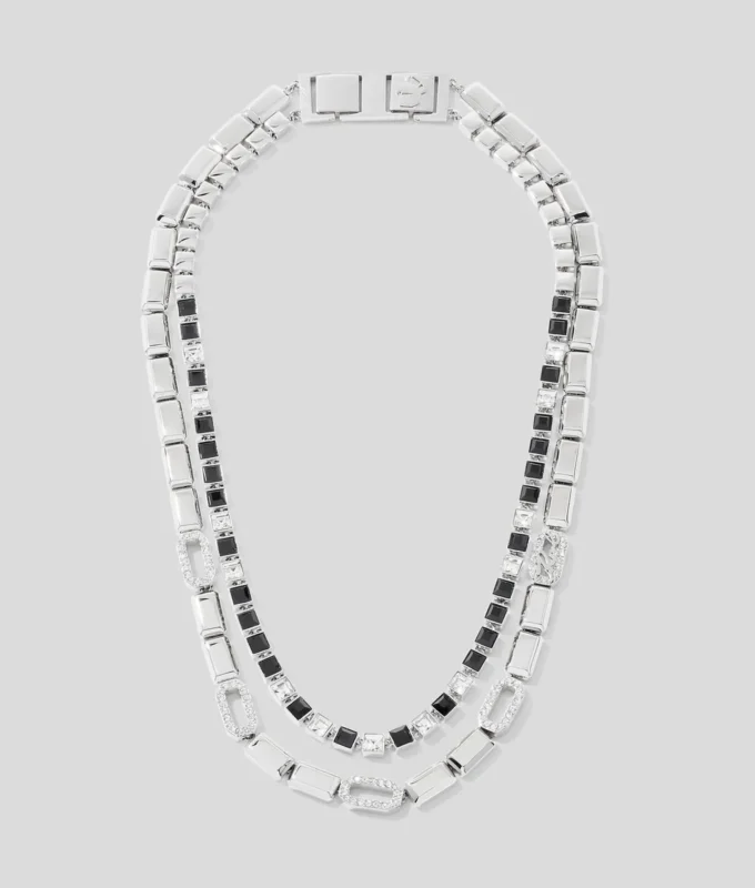SIGNATURE PAVÉ CRYSTALS NECKLACE