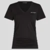 SIGNATURE V-NECK RUCHED T-SHIRT
