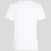 SIGNATURE V-NECK RUCHED T-SHIRT