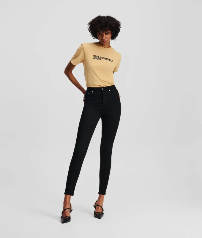 SKINNY-JEANS MIT HOHER TAILLE