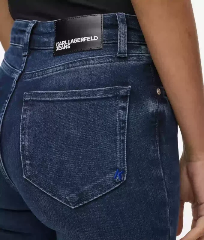 Skinny-Jeans mit hoher Taille