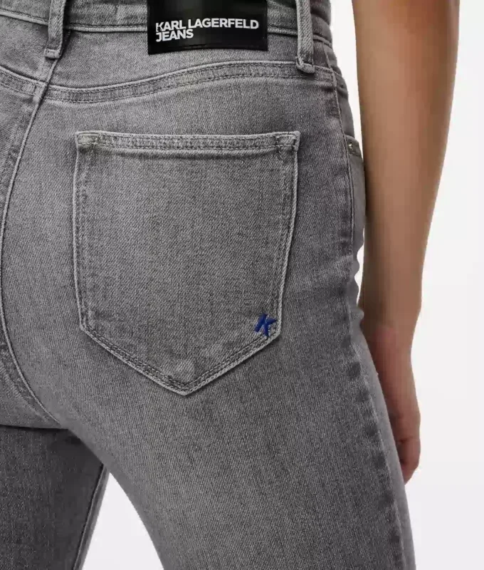 Skinny-Jeans mit hoher Taille