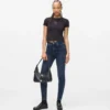 Skinny-Jeans mit hoher Taille