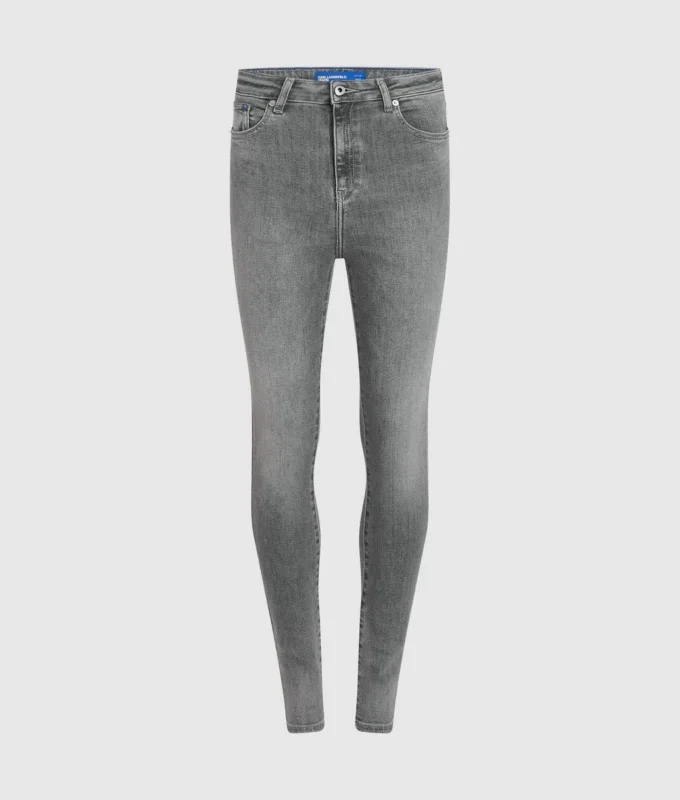 Skinny-Jeans mit hoher Taille