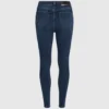 Skinny-Jeans mit hoher Taille