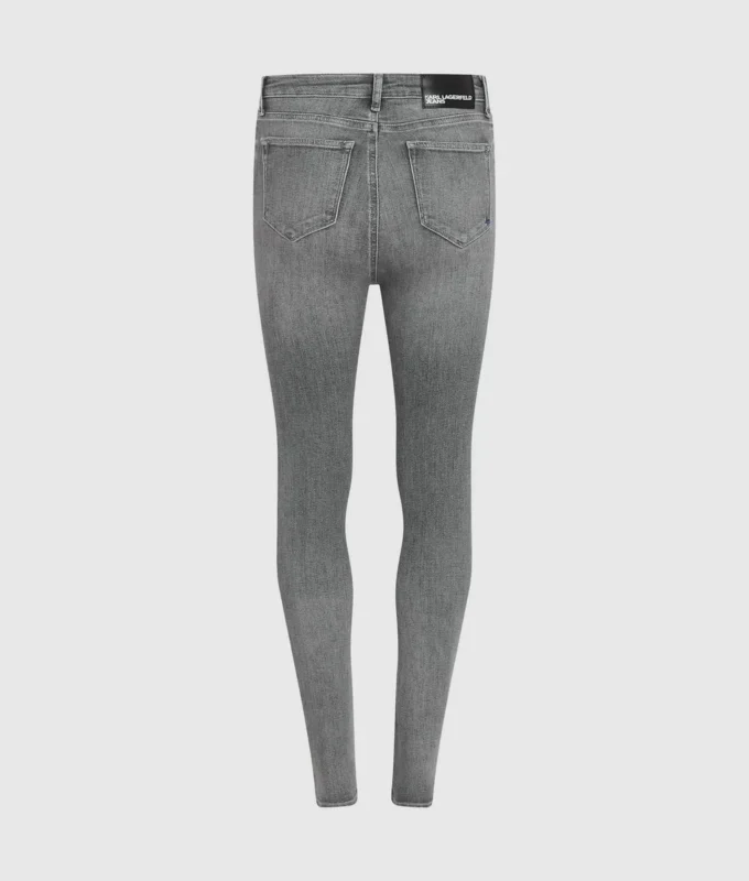 Skinny-Jeans mit hoher Taille
