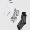 Socken mit durchgehendem Logo – 3er-Pack Socken mit durchgehendem Logo – 3er-Pack