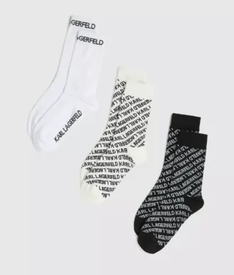 Socken mit durchgehendem Logo – 3er-Pack Socken mit durchgehendem Logo – 3er-Pack