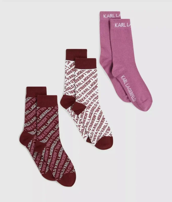 Socken mit durchgehendem Logo – 3er-Pack Socken mit durchgehendem Logo – 3er-Pack