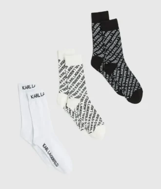 Socken mit durchgehendem Logo – 3er-Pack Socken mit durchgehendem Logo – 3er-Pack