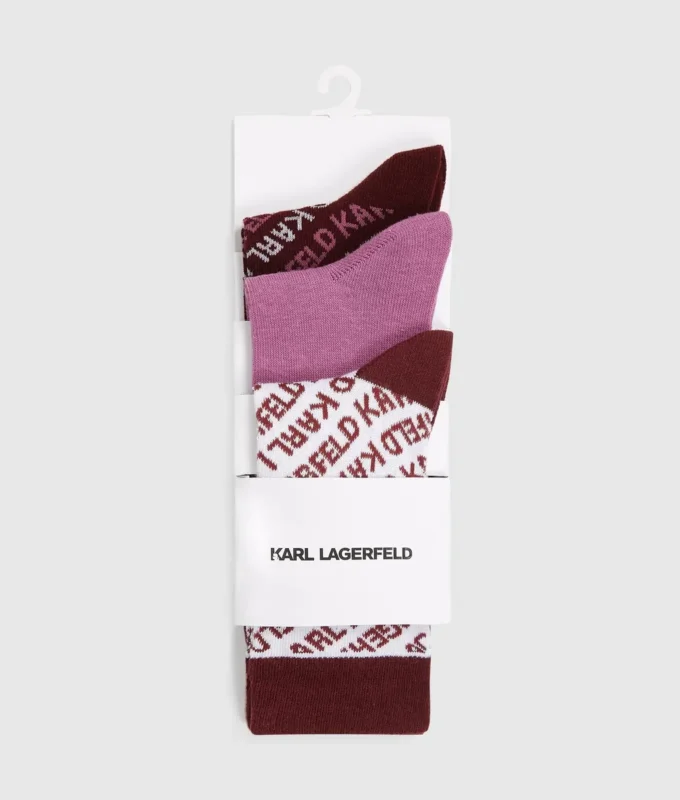 Socken mit durchgehendem Logo – 3er-Pack Socken mit durchgehendem Logo – 3er-Pack