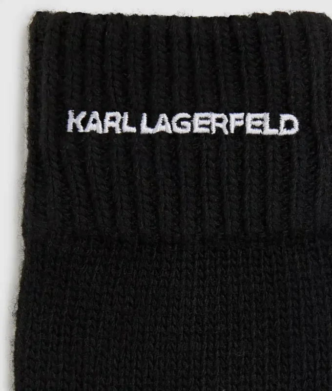 Strickhandschuhe mit Logo