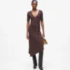 Strickkleid mit Gürtel Strickkleid mit Gürtel