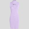 STRICKKLEID MIT STEHKRAGEN STRICKKLEID MIT STEHKRAGEN