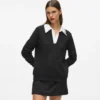 Sweatshirt mit charakteristischem Kragen
