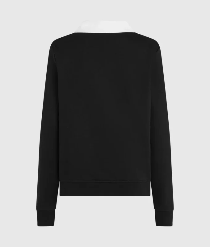 Sweatshirt mit charakteristischem Kragen
