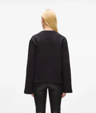 Sweatshirt mit charakteristischem Saum