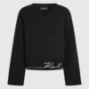 Sweatshirt mit charakteristischem Saum
