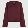 Sweatshirt mit charakteristischem Saum