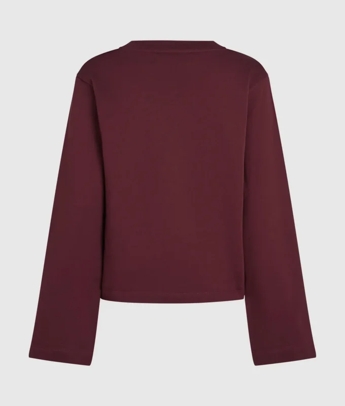 Sweatshirt mit charakteristischem Saum