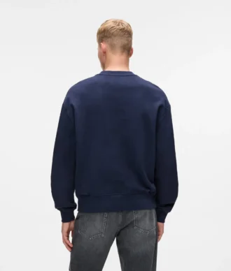 Sweatshirt mit geprägtem Monogramm