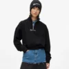 Sweatshirt mit halbem Reißverschluss