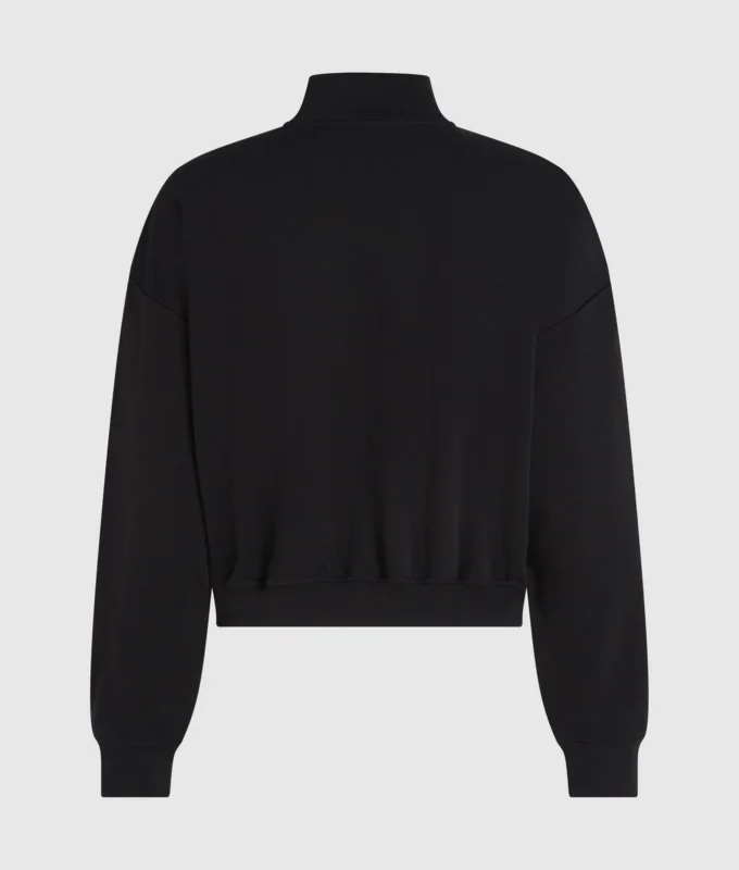 Sweatshirt mit halbem Reißverschluss