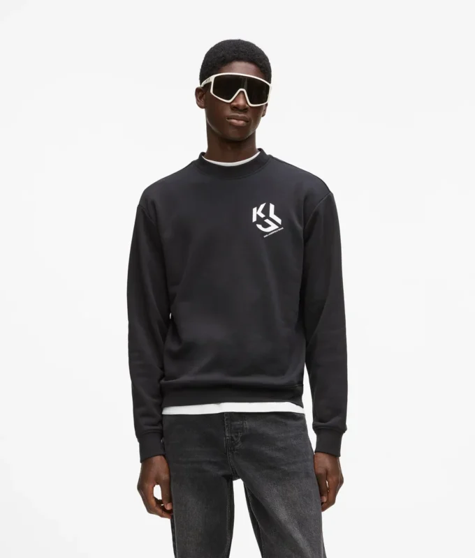 Sweatshirt mit Monogramm-Patch