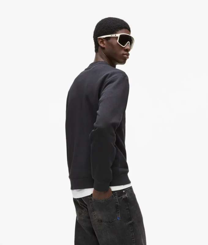 Sweatshirt mit Monogramm-Patch