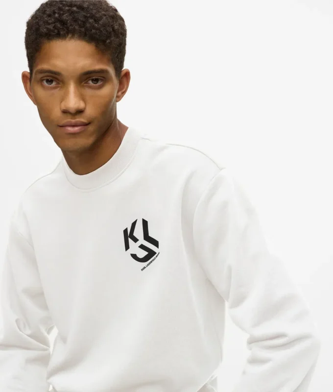 Sweatshirt mit Monogramm-Patch