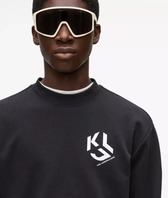 Sweatshirt mit Monogramm-Patch