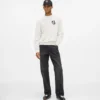 Sweatshirt mit Monogramm-Patch