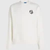 Sweatshirt mit Monogramm-Patch