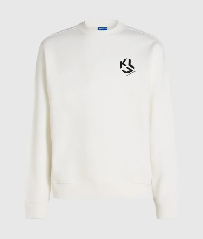 Sweatshirt mit Monogramm-Patch