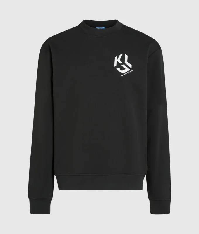 Sweatshirt mit Monogramm-Patch