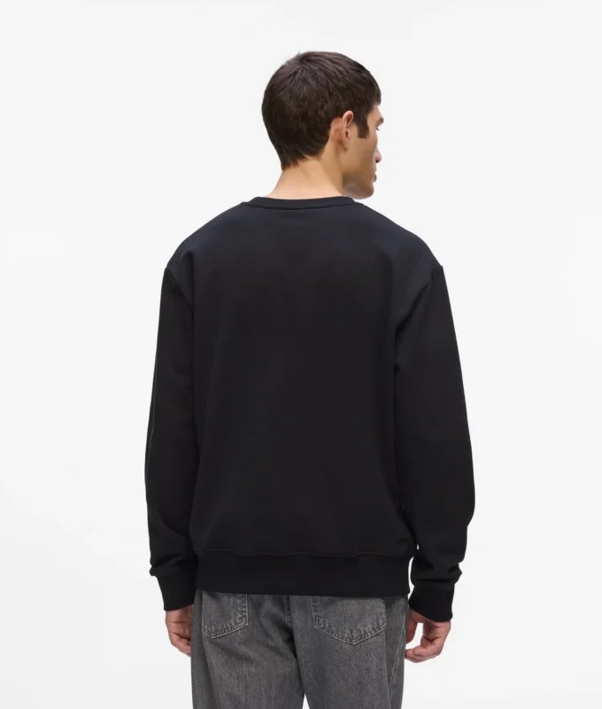 Sweatshirt mit Pailletten-Monogramm Sweatshirt mit Pailletten-Monogramm