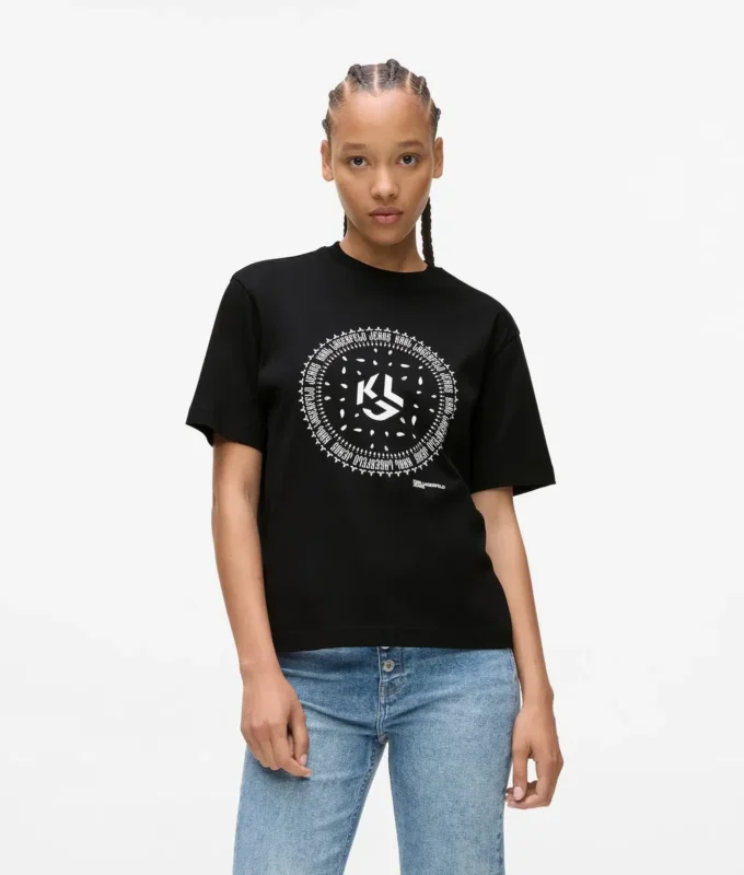 T-Shirt mit Bandana-Logo T-Shirt mit Bandana-Logo