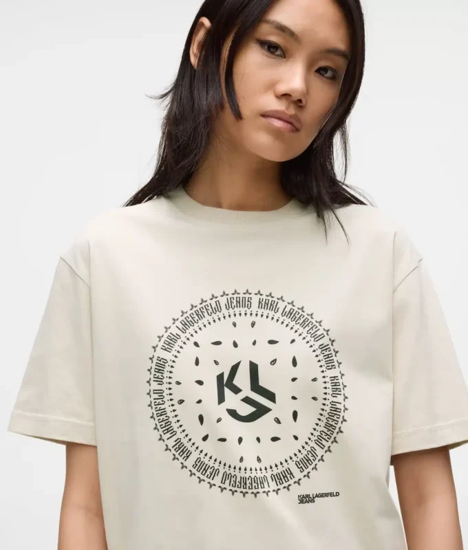 T-Shirt mit Bandana-Logo T-Shirt mit Bandana-Logo