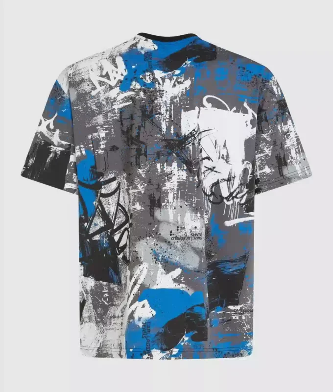 T-Shirt mit durchgehendem Farbeffekt T-Shirt mit durchgehendem Farbeffekt