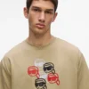 T-Shirt mit Ikon-Print
