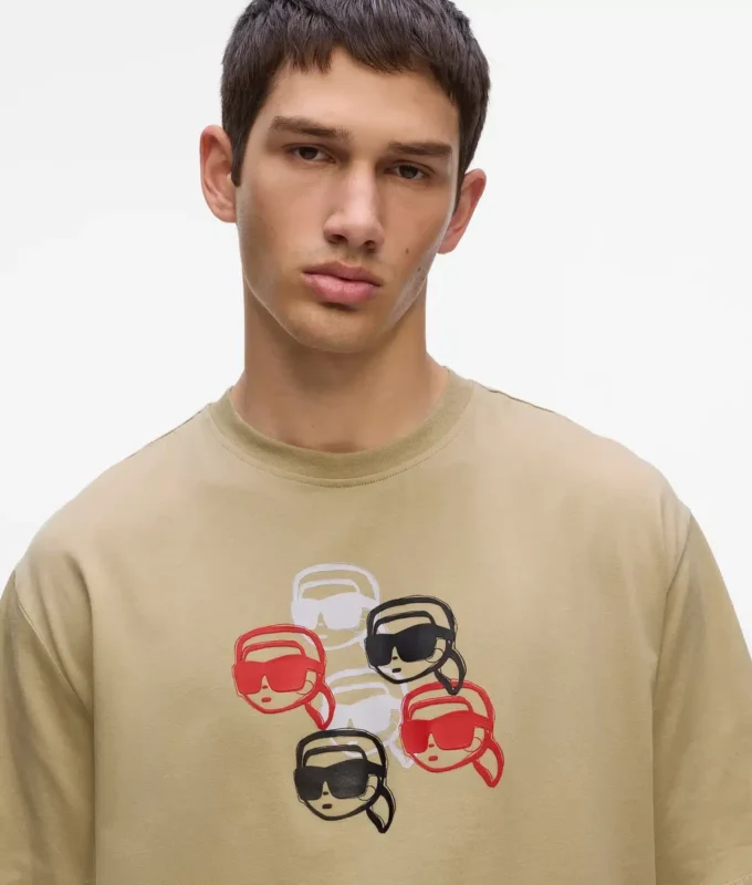 T-Shirt mit Ikon-Print
