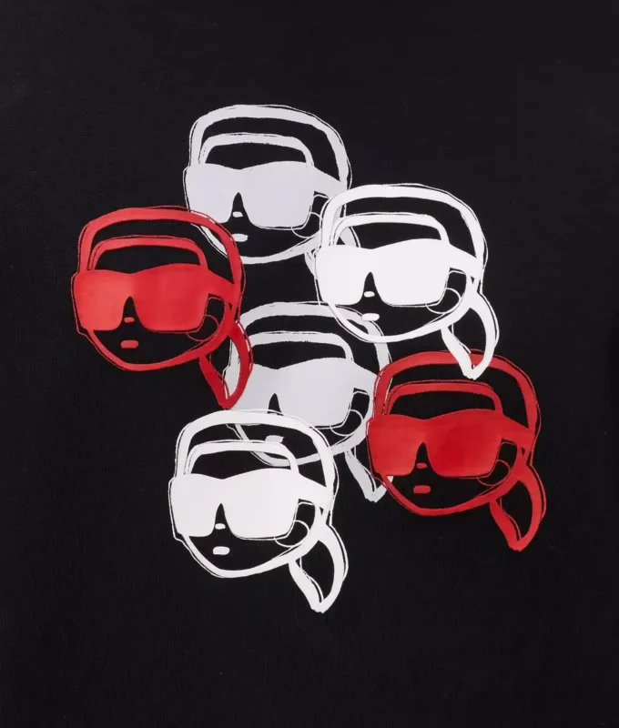 T-Shirt mit Ikon-Print